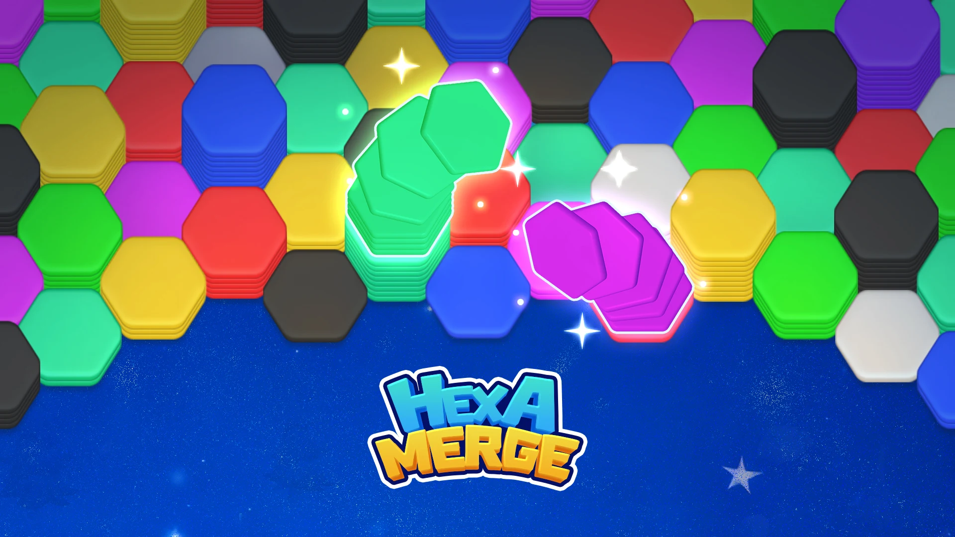 Hexa Merge: Tile Sort Puzzle screenshot