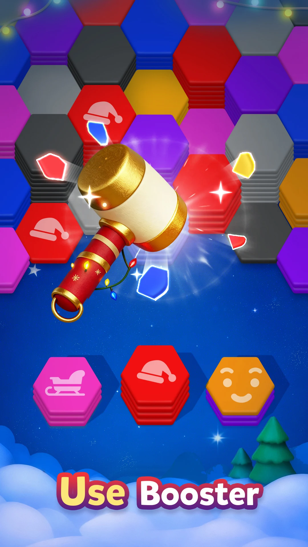 Hexa Merge: Tile Sort Puzzle screenshot